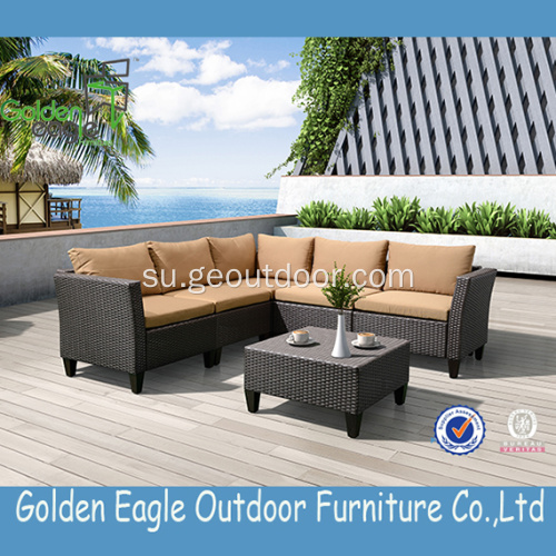 Dijual Hot Outdoor New Wicker Best Sofa Set